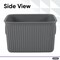 Superio Plastic Storage Container Bins, Organizer Baskets, Boxes for Organizing Closet Shelves Drawer Shelf
